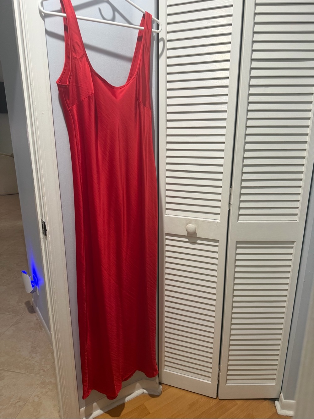a new day Red Slip Dress with Scoop Neck